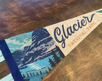 Glacier National Park Pennant