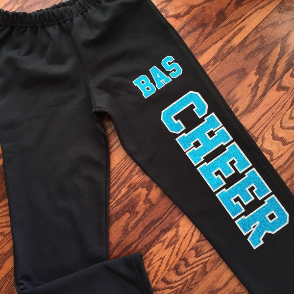 Custom glitter sweatpants