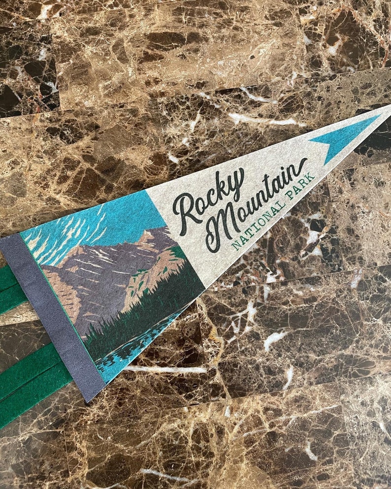 Rocky Mountain National Park Pennant image 1