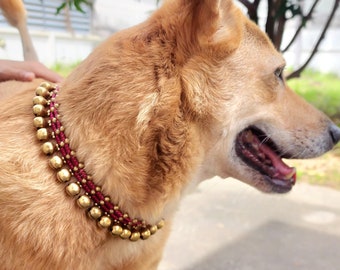 Brass Bells Dog Collars, Hippie Pet Collars, Dog Collars, Jewelry Collars, Cute Collars, Pig Collors