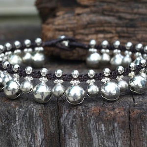 Jingling Silver Bell Anklet, Hippie Anklet, Wedding Women Anklet, For Her, For Kids