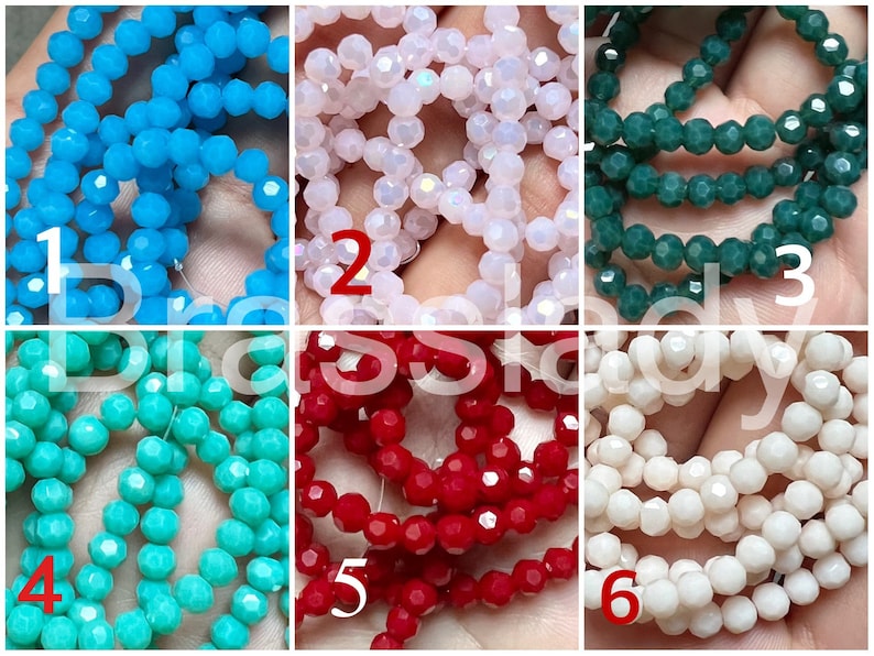 Crystal Beaded Brass Bells Chain Cat Collar, Pet Collar With Bells, Cute Cat Collar image 9