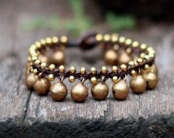 Brass Bell Bracelet