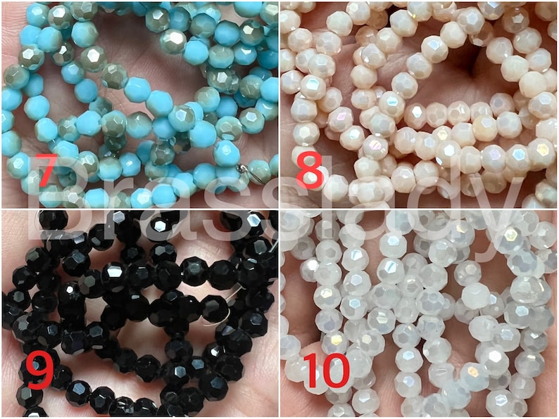 Crystal Beaded Brass Bells Chain Cat Collar, Pet Collar With Bells, Cute Cat Collar image 10
