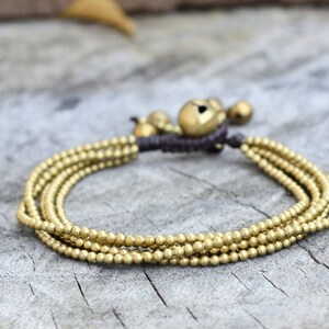 Multi Strand Brass Chains Hip Women Bracelet or Anklet