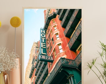 Hotel Chelsea Print | Historic NYC Landmark Photography | Printable New York City Wall Art