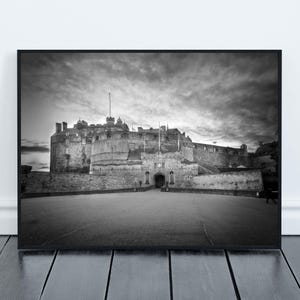 Edinburgh Castle Print | Scotland Photography | Historic Landmark Wall Art | Printable Travel Decor | Scottish Heritage Art