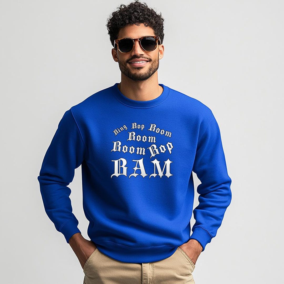Cholonerd Peekaboo Bing Bop Boom Boom Boom Bop Bam Crewneck Sweatshirt