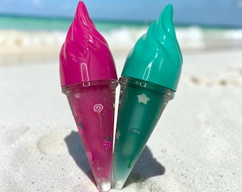 Sorbet, gelato ice cream lip gloss duo