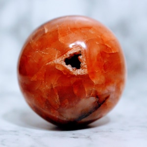 Druzy Carnelian Sphere 1.8&quot;