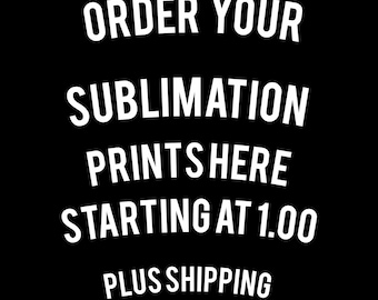 custom sublimation prints