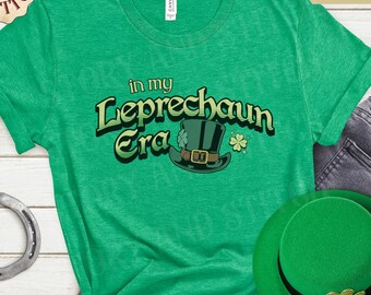 Leprechaun Era St Patricks Day T-Shirt: Retro Irish Shenanigans Tee