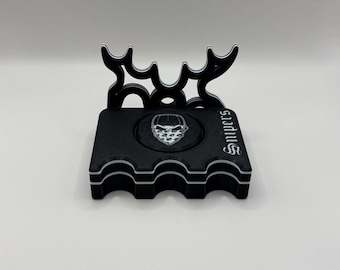 Custom 3 Pool Cue Holder: Magnetic Pocket Marker & Moose Bridge