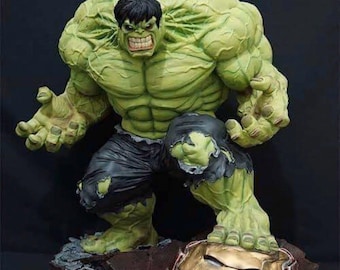 Hulk Stacked Marvel Resin Sculpture Statue Model Kit Avengers Unpainted/Unassembled
