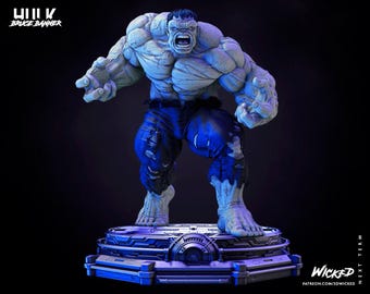 Hulk Grey 2 Marvel Resin Sculpture Statue Model Kit Avengers Unpainted/Unassembled