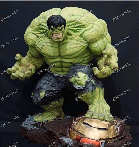 Hulk Stacked Marvel Resin Sculpture Statue Model Kit Avengers