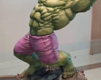 Hulk Marvel Resin Sculpture Statue Model Kit Avengers Unpainted/Unassembled