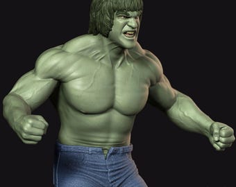 Hulk Lou F. Marvel Resin Sculpture Statue Model Kit Avengers Unpainted/Unassembled