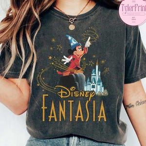 Mickey Mouse Disney Fantasia Shirt, Mickey Sorcerer Magical Fantasmic Shirt, WDW Disneyland Castle Family Vacation 2025, Fantasia Baby Tee