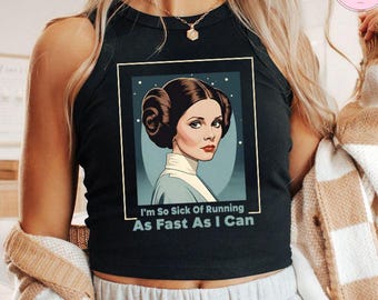 Music Lovers Disney Star Wars Baby Tee Crop Top, Galaxy's Edge Star Wars Birthday, May The Force be With You Disney Girl Trip Croptop Women