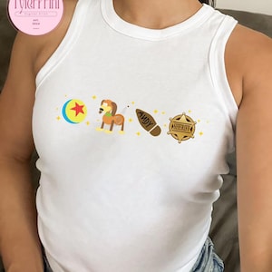 Retro Disney Toy Story Baby Tee Crop Top Tank, Slinky Dog T-shirt, Toy Story land shirts, Disney Trip Tee, Magic Kingdom WDW Disneyland