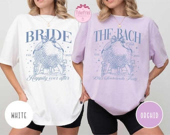 Epcot Bachelorette Party Shirts, Custom Bachelorette Baby Tee, Disney Bride To Be Shirt, Bride Squad, Disney Bachelorette Girls Trip Shirt