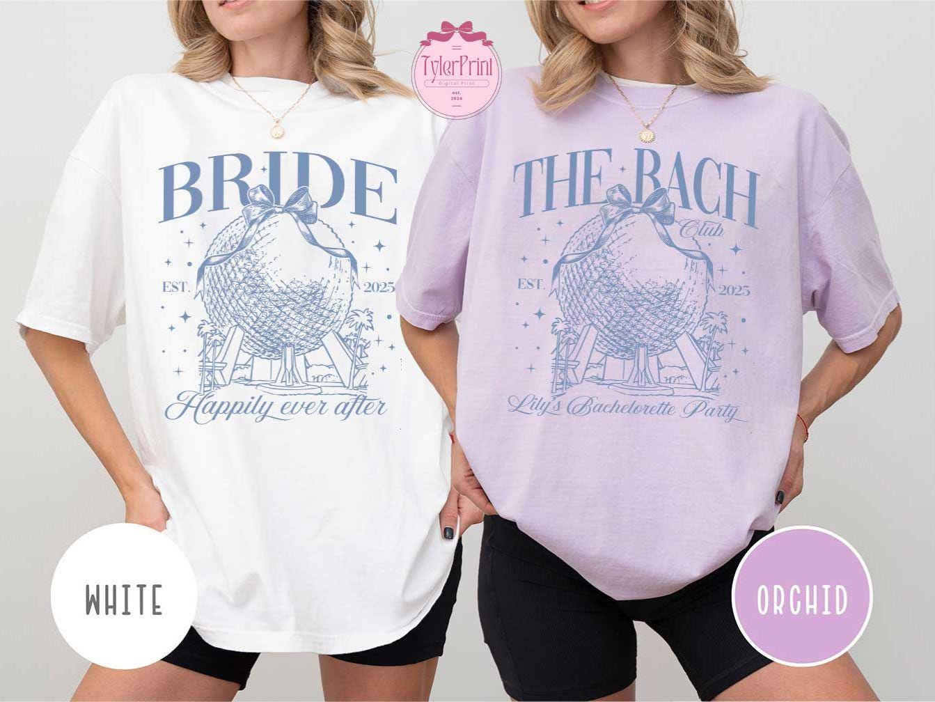 Epcot Bachelorette Party Shirts, Custom Bachelorette Baby Tee, Disney Bride To Be Shirt, Bride Squad, Disney Bachelorette Girls Trip Shirt
