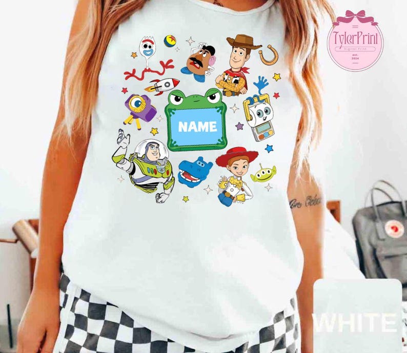 Custom Toy Story 5 Movie Comfort Colors Tank Top, Lilypad Buzz Lightyear Woody Jessie Toy Story Land You've Got a Friend In Me Unisex Tank bild 6