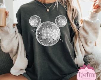 Retro Mickey Disco Vibes Baby Tee Croptop tank, Disco Disneyworld Disneyland Baby Tee, Disco Mickey Crop Tank, Cute Mickey Tee, Mickey Vibe