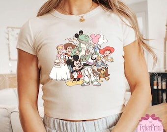 Toy Story Baby Tee Crop Top Tank, Mickey Woody Buzz Lightyear Jessie WDW Disneyland Girls Trip Shirt, You've got a friend in me tank top