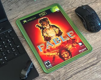 Xbox Game Cover Mousepad 10" x 7.5" -  Multiple Styles to Choose From, Gamer Desk Decor