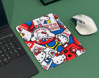 Alfombrilla de ratón inspirada en Hello Kitty Miffy de Sanrio / 25 x 19 cm