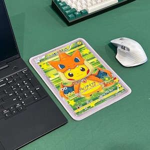 Pokémon TCG Full Art Card Mousepads | Pikachu and Charizard | 10" x 7.5"