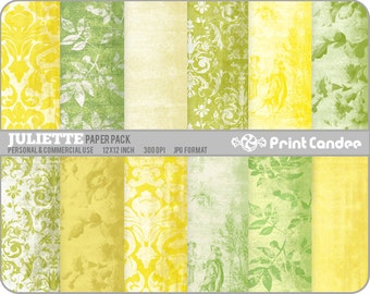 Juliette Paper Pack (12 Sheets) - Personal and Commercial Use