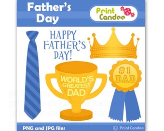 Father's Day -  Digital Clip Art - Personal and Commercial Use Clip Art - card making, scrapbooking, father, dad, man