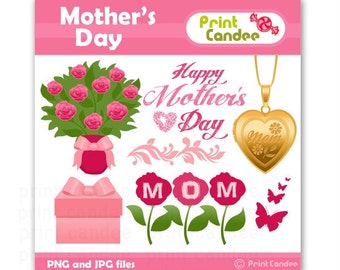 Mother's Day - Digital Clip Art - Personal and Commercial Use