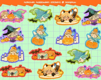haikaveh halloween sticker sheet