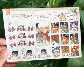 haikaveh christmas sticker sheet