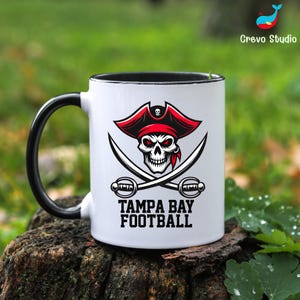 Tampa Bay Fußballfantasse, individuelle Kaffeetasse, personalisiertes Geschenk für Fußballliebhaber, Tampa Bay Individuelle Tasse, Geschenkidee für Sie oder Ihn