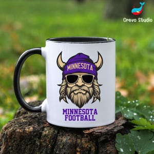 Minnesota Football Fan Mug, Custom Coffee Cup, Personalized Gift for Football Lovers, Minnesota Custom Mug, Gift Idea for Her or Him