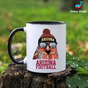 Arizona Football Fan Mug, Custom Coffee Cup, Personalized Gift for Football Lovers, Arizona Custom Mug, Gift Idea for Her or Him