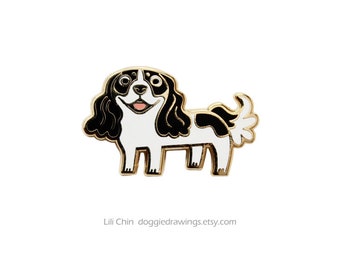 Cavalier King Charles Spaniel - dog pin