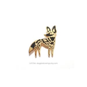 African Wild Dog enamel pin Wildlife series image 1