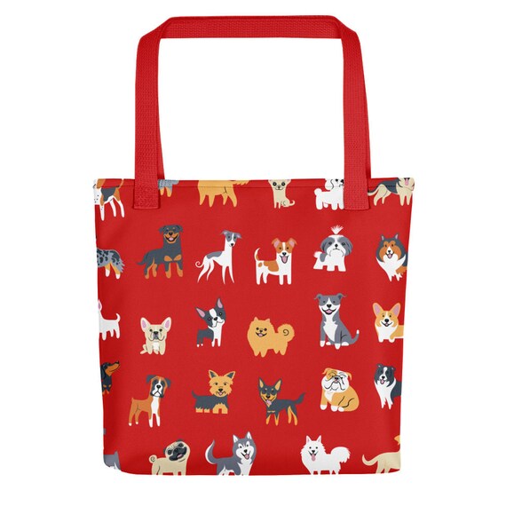 Dogs Tote Bag Etsy