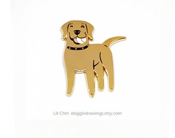 Labrador Retriever - dog enamel pin