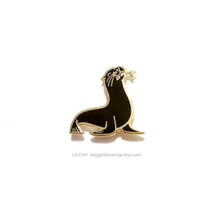 Sea Lion enamel pin - Wildlife series