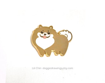 Pomeranian - Dog Enamel Pin