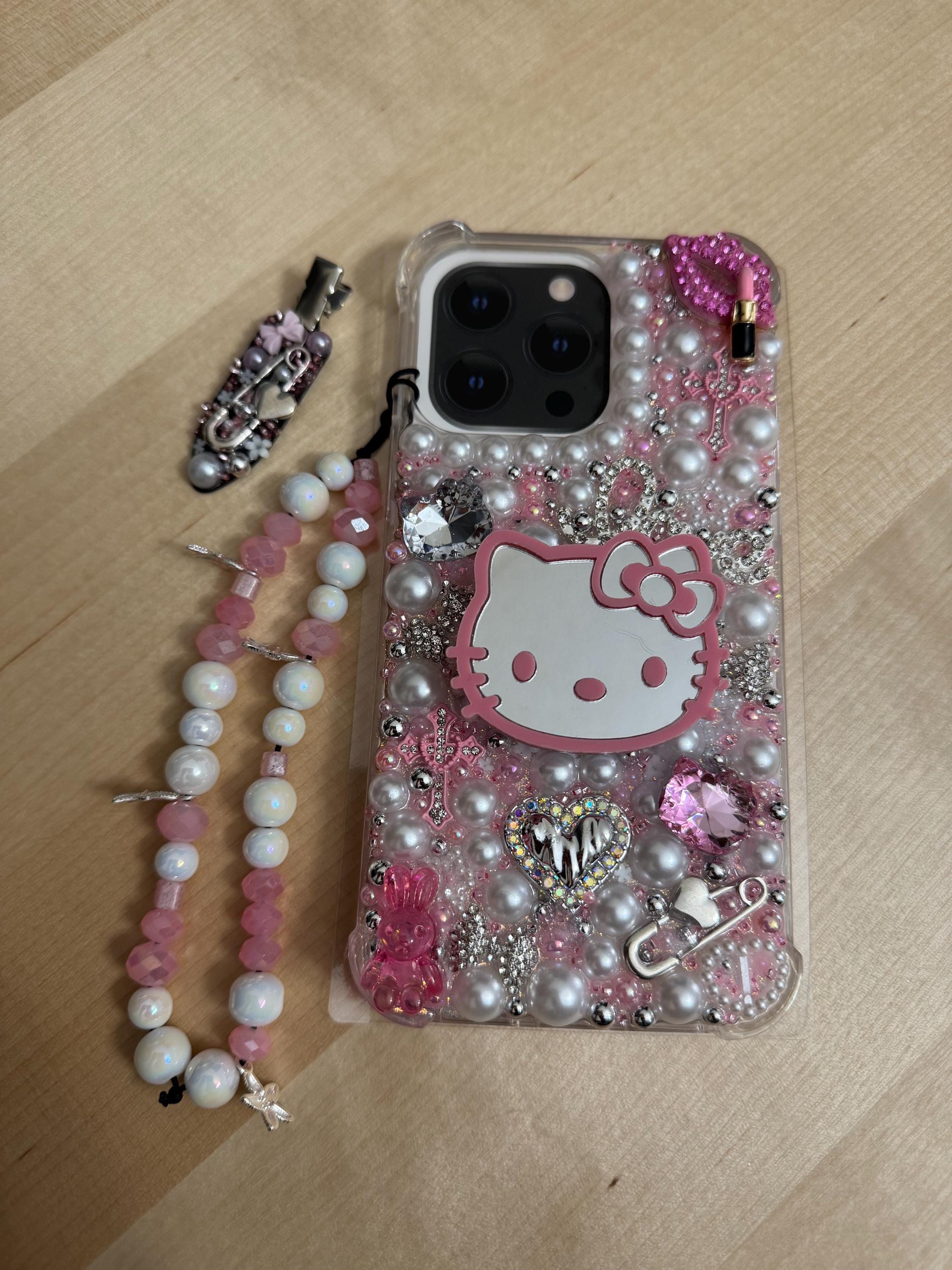 Hello Kitty Junk Case Bundle, Phone Case, Pink Preppy Stuff