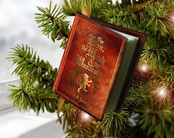 The Lion, the Witch and the Wardrobe - Chronicles of Narnia - C.S. Lewis - Miniature Literary Classic Book Ornament bulk pricing