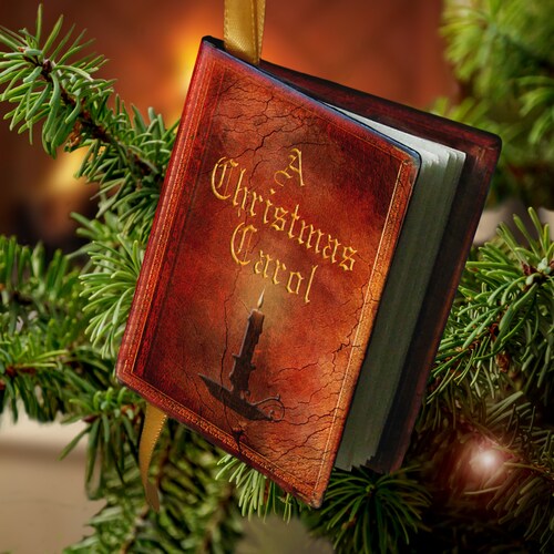 A Christmas Carol Book Ornament Etsy